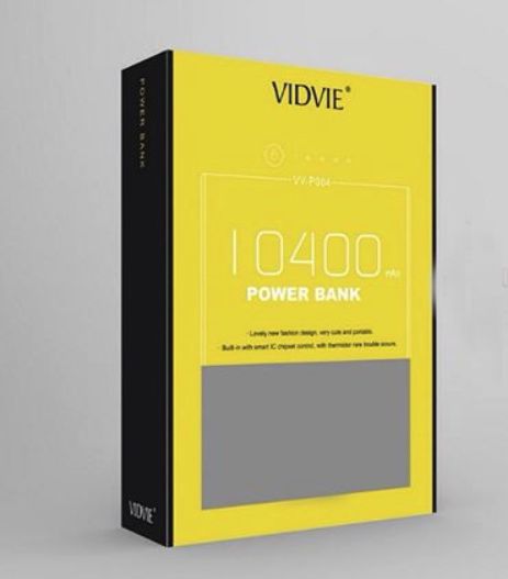 POWER BANK VIDVIE PB704 10400mAh