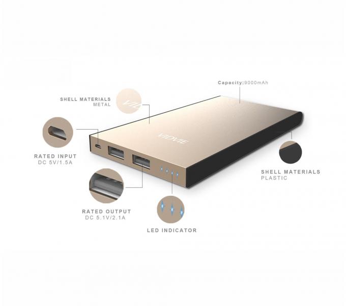 POWER BANK VIDVIE PB707 9000mAh
