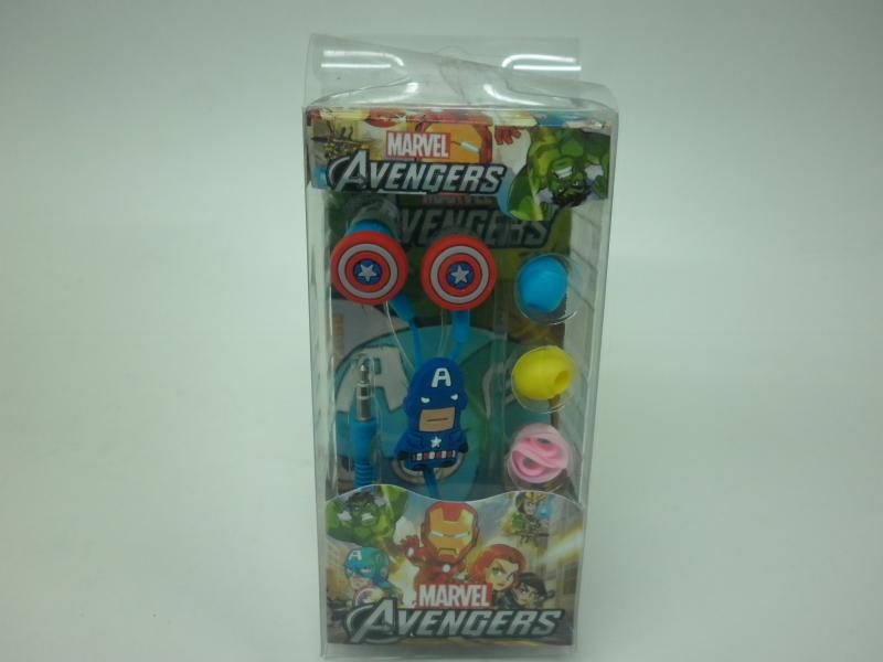 AUDIFONO ALAMBRICO AVENGERS CON REPUESTO