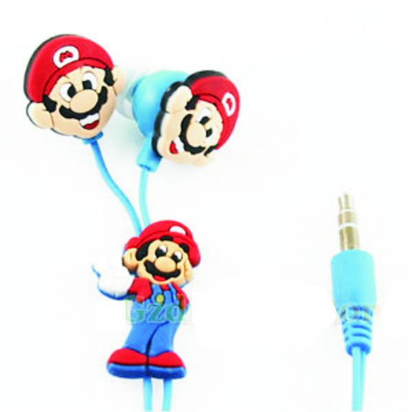 AUDIFONO ALAMBRICO MARIO BROSS CON REPUESTO