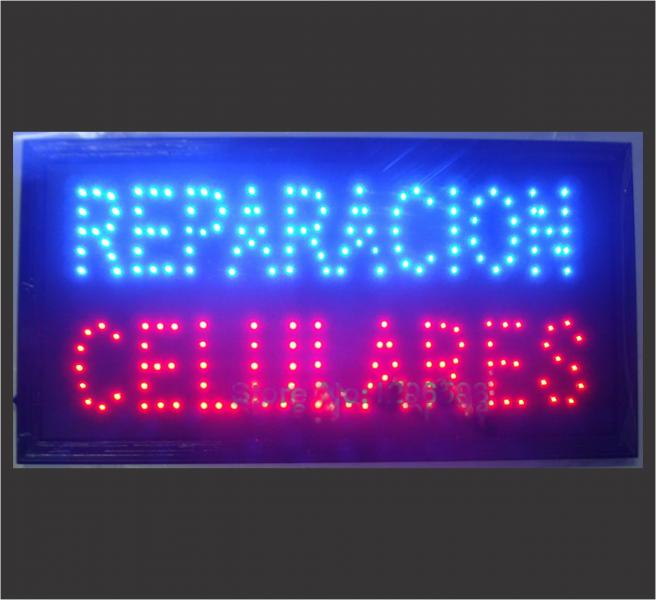 LETRERO LED REPARACION CELULAR