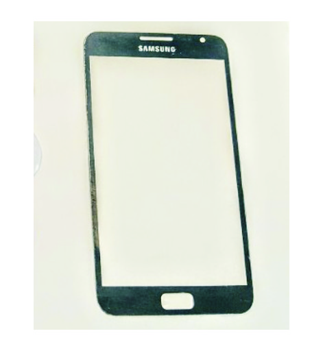 GORILA GLASS P/SAMSUNG NOTE 1 NEGRO