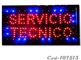 LETRERO LED SERVICIO TECNICO