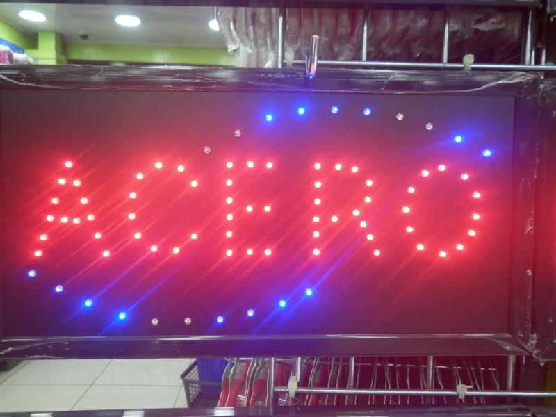 LETRERO LED ACERO