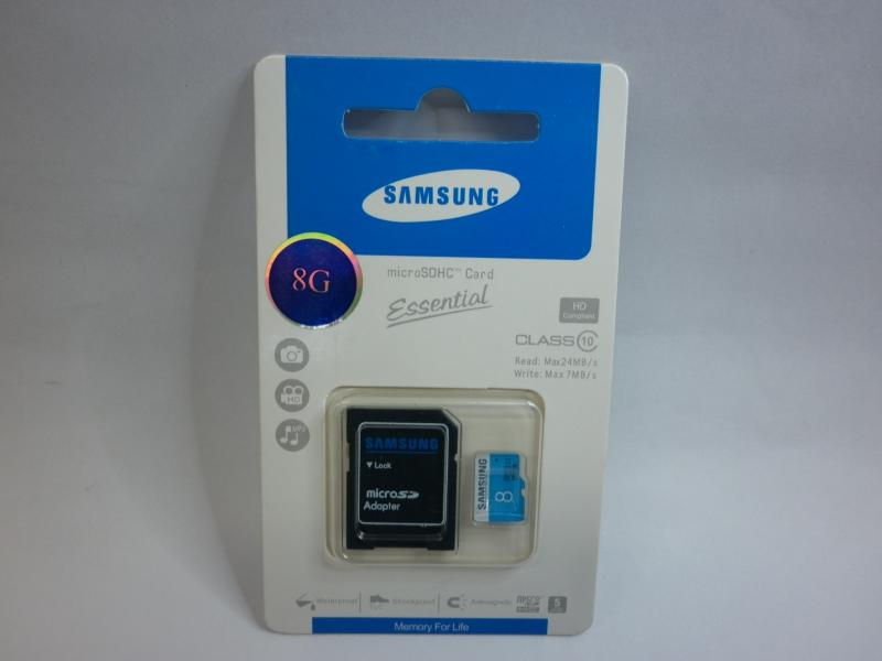 MICRO SD P/SAMSUNG 8GB CLASE 10