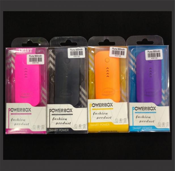 POWER BANK BOX PLUMA 5600mAh
