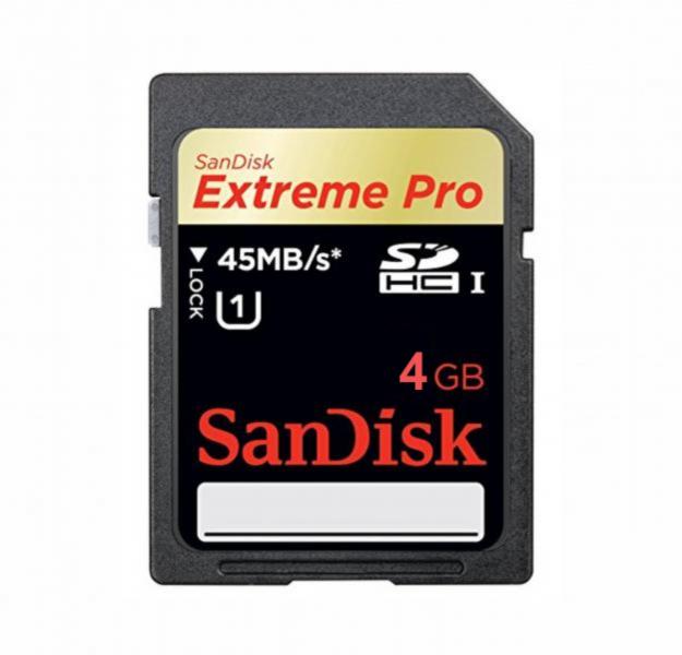 MICRO SD SANDISK EXTREME PRO 4GB CLASE 10