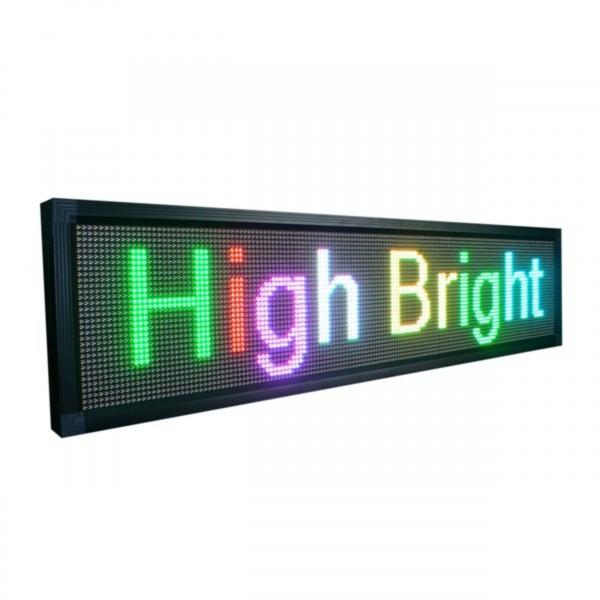 LETRERO LED PROGRAMABLE FULL COLOR P13.3 103*40