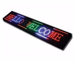 LETRERO LED PROGRAMABLE 3 COLORES 199*40