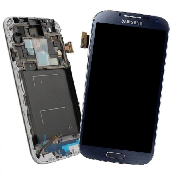 LCD P/SAMSUNG S4 AAA AZUL COMPLETA