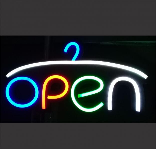 LETRERO NEON OPEN X-4