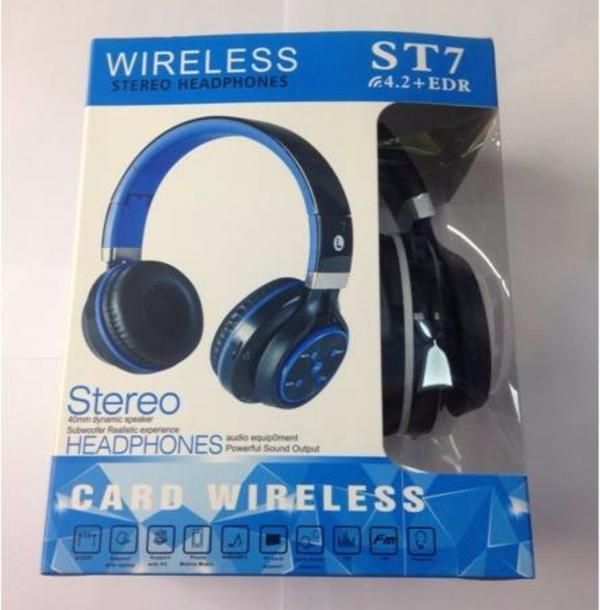 AUDIFONO DIADEMA  BLUETOOTH ST7
