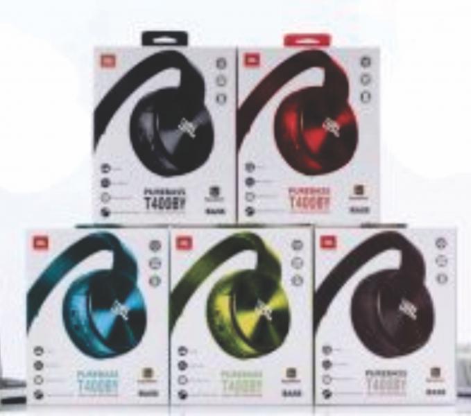 AUDIFONO DIADEMA BLUETOOTH T400BY