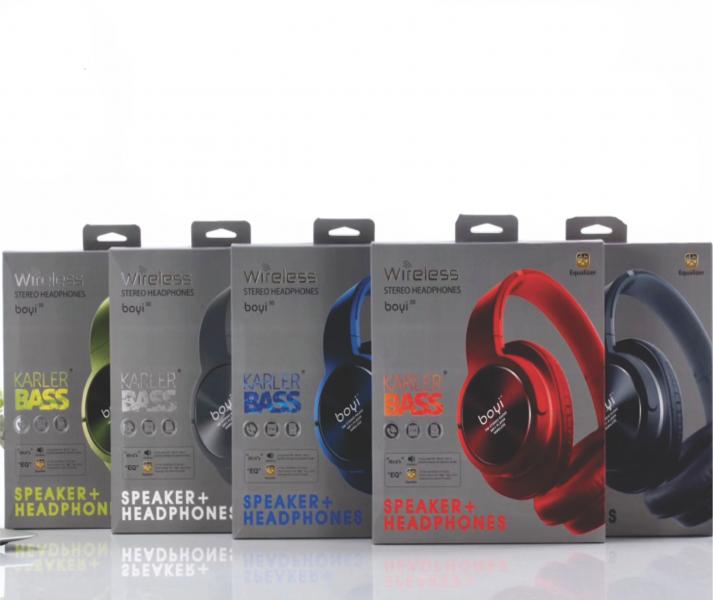 AUDIFONO DIADEMA BLUETOOTH BOYI 30