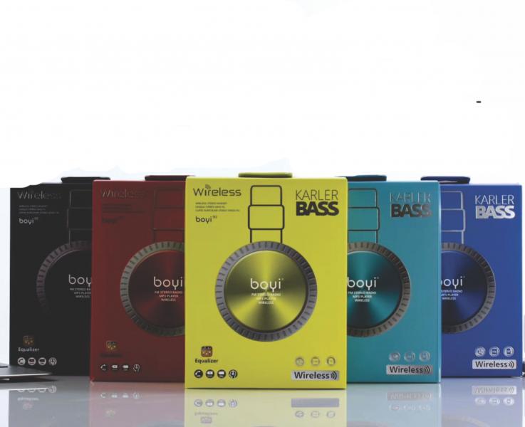 AUDIFONO DIADEMA BLUETOOTH BOYI 50