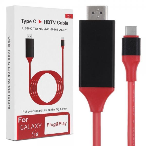 CABLE USB-C HDTV TYPE C 2MTS