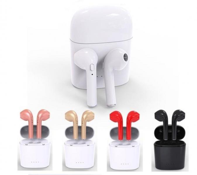 AUDIFONO BLUETOOTH P/IPHONE + POWER BANK I7S MINI