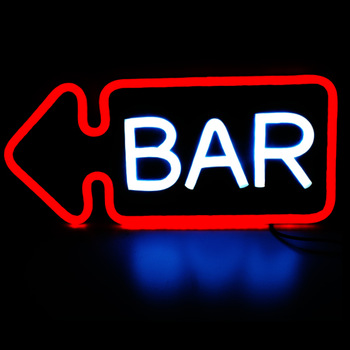 LETRERO NEON BAR