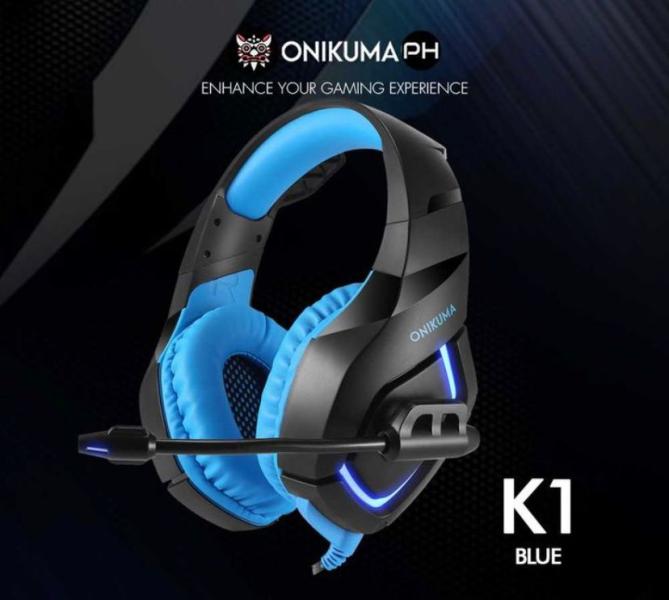 AUDIFONO ALAMBRICO DIADEMA ONIKUMA K1B LED
