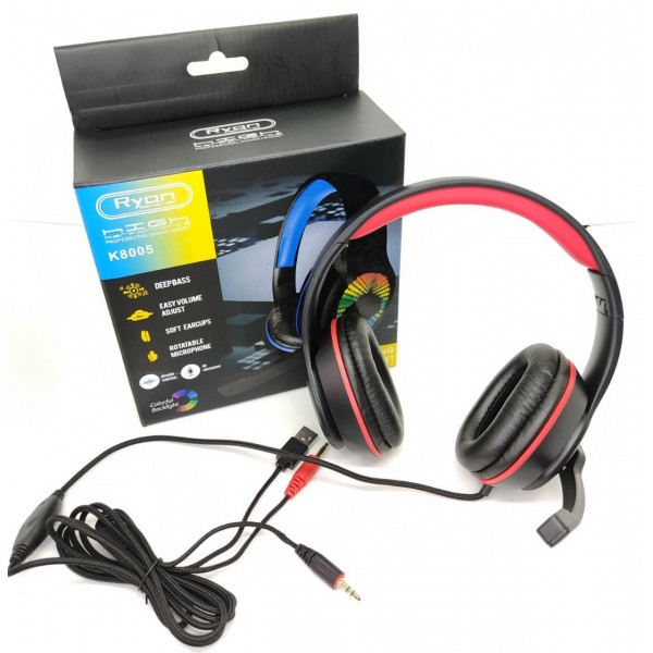 AUDIFONO ALAMBRICO DIADEMA K8005