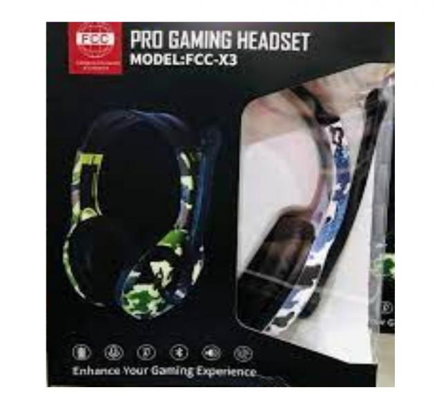 AUDIFONO ALAMBRICO DIADEMA GAMING FCC-X3