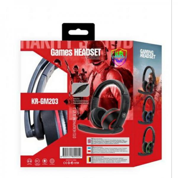 AUDIFONO ALAMBRICO DIADEMA KR-GM203