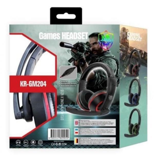 AUDIFONO ALAMBRICO DIADEMA KR-GM204