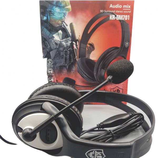 AUDIFONO ALAMBRICO DIADEMA KR-GM701