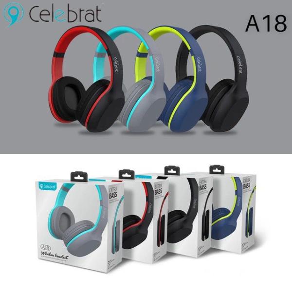 AUDIFONO DIADEMA BLUETOOTH CELEBRAT A18