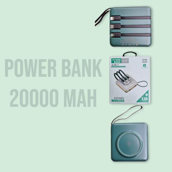 POWER BANK 4 EN 1 20000 MAH