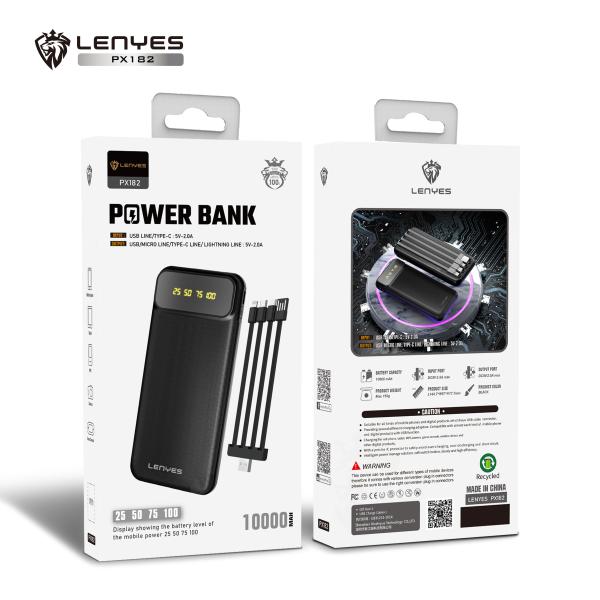 POWER BANK LENYES PX182 10000 mAh