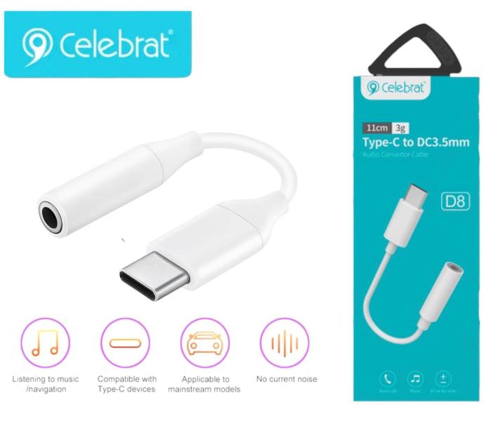 CABLE TC A JACK 3.5 MM CELEBRAT D8