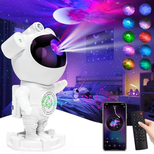 PROYECTOR LUZ LED ASTRONAUTA SONIDO BLUETOOTH